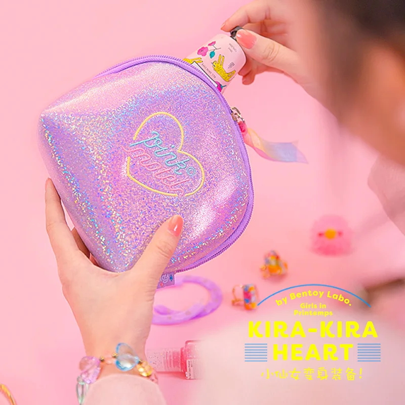 Звездная сумка в виде сердца для девочек стильный вышитый клатч стиле Харадзюку