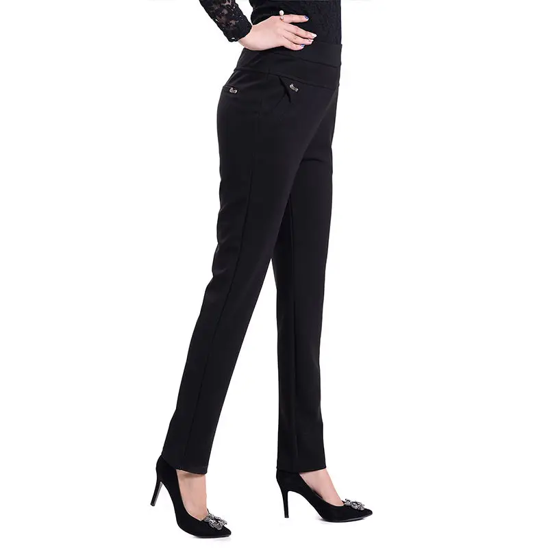 Женские зимние брюки MISSMEOW повседневные брюки-карандаш большого размера