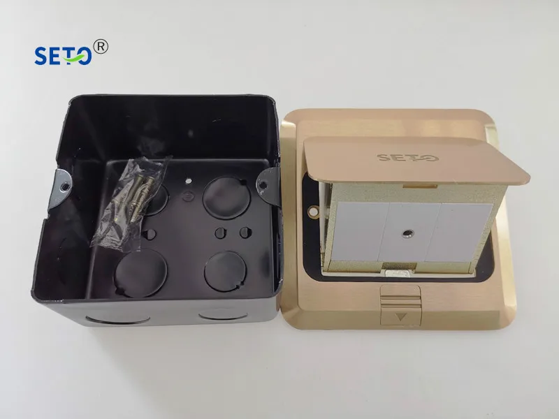 Напольная розетка SeTo выдвижного типа с одним портом 3 5 мм разъем для микрофона