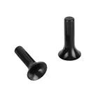 Заглушки 14 дюйма, 20 шт., 6,35 мм, заглушки с прямым концом, фитинги для микроорошения, заглушки для капельного использования для садоводческой системы, аксессуары для заглушек