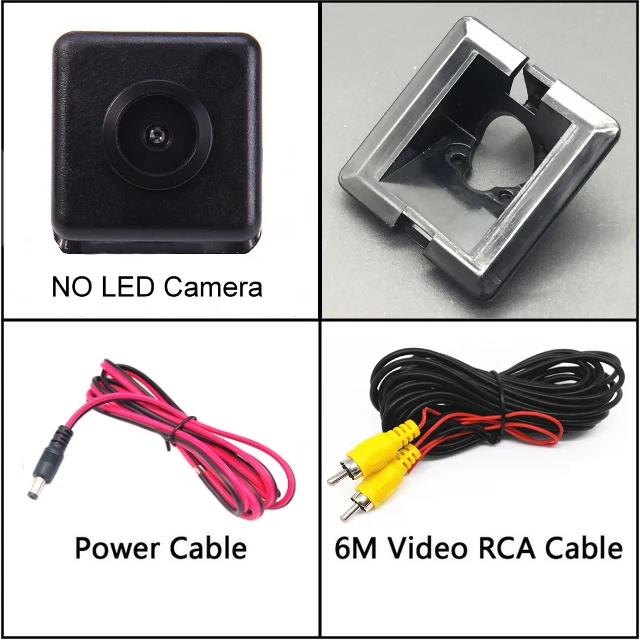 NO LED Для Toyota Land Cruiser Prado LC 150 LC150 2010~ камера заднего вида с ночным видением камера заднего вида Автомобильная камера заднего вида HD CCD - Название цвета: NO LED
