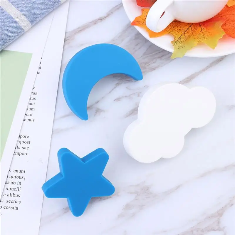 Антиударная мультяшная ручка простая мягкая резиновая для гардероба уникальная