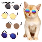 Copetsla одеваются крутые очки товары для домашних животных, кошек очки солнцезащитные очки маленькая собака котенок фото реквизит аксессуары для животных