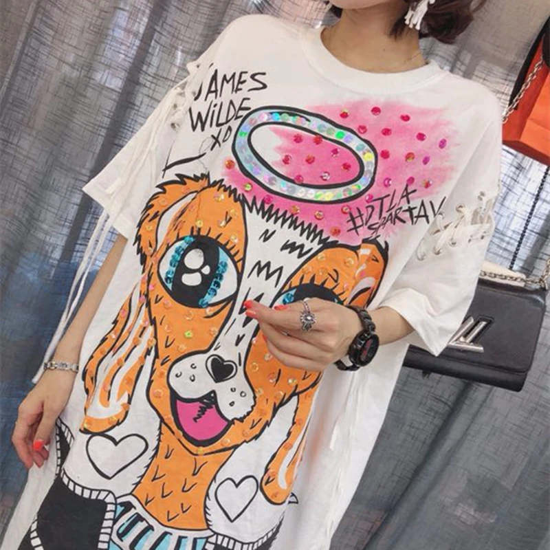 Повседневная летняя Новинка 2020 модное платье с круглым вырезом и коротким