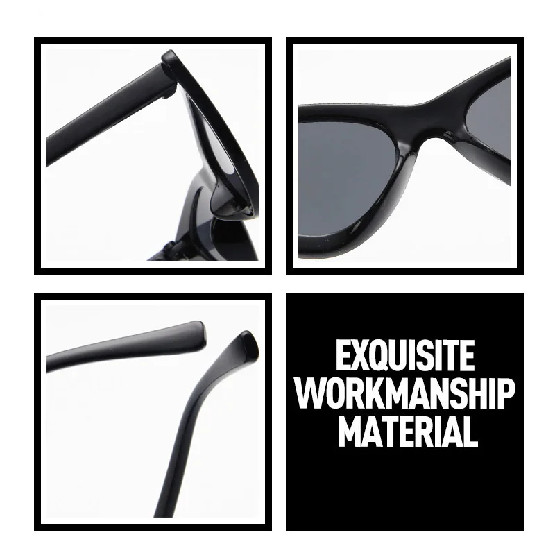 Модные Винтажные Солнцезащитные очки кошачий глаз для мальчиков и девочек