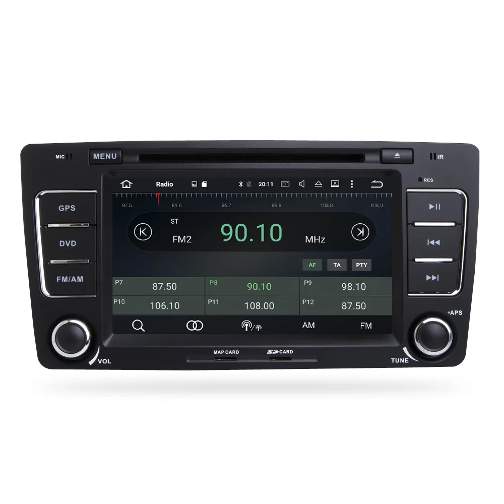 4G RAM Android 9 0 автомобильное радио DVD мультимедиа для Skoda Octavia 2009-2013 стерео плеер GPS