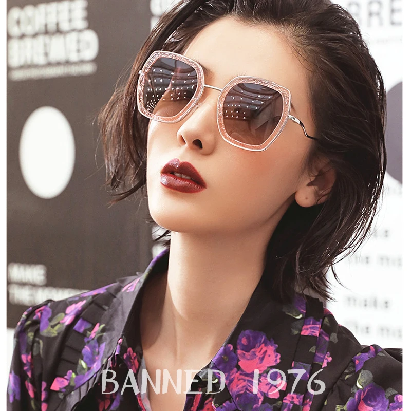 Женские солнцезащитные очки поляризационные в форме авиатора градиентные с