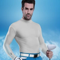 pgm men golf t shirt ice silk cooling tshirt uv sunscreen shirt outdoor spring summer underwear quick dry golf shirt aa11814
