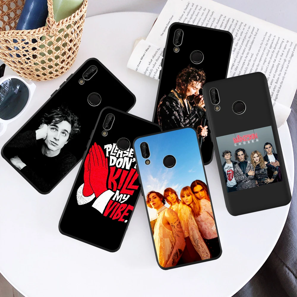 

New Maneskin Damiano David for Huawei P50 P40 P30 P20 P10 P8 Lite 2017 Mate 30 20 10 Lite Pro Phone Case Coque Funda cover etui