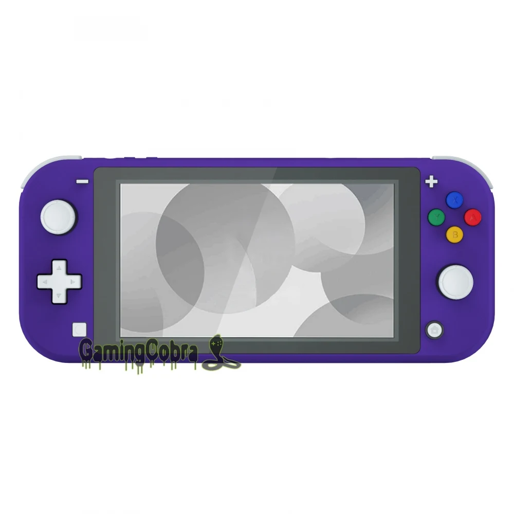 extremerate chameleon purple blue glossy diy custom replacement housing shell with screen protector for ns switch lite free global shipping