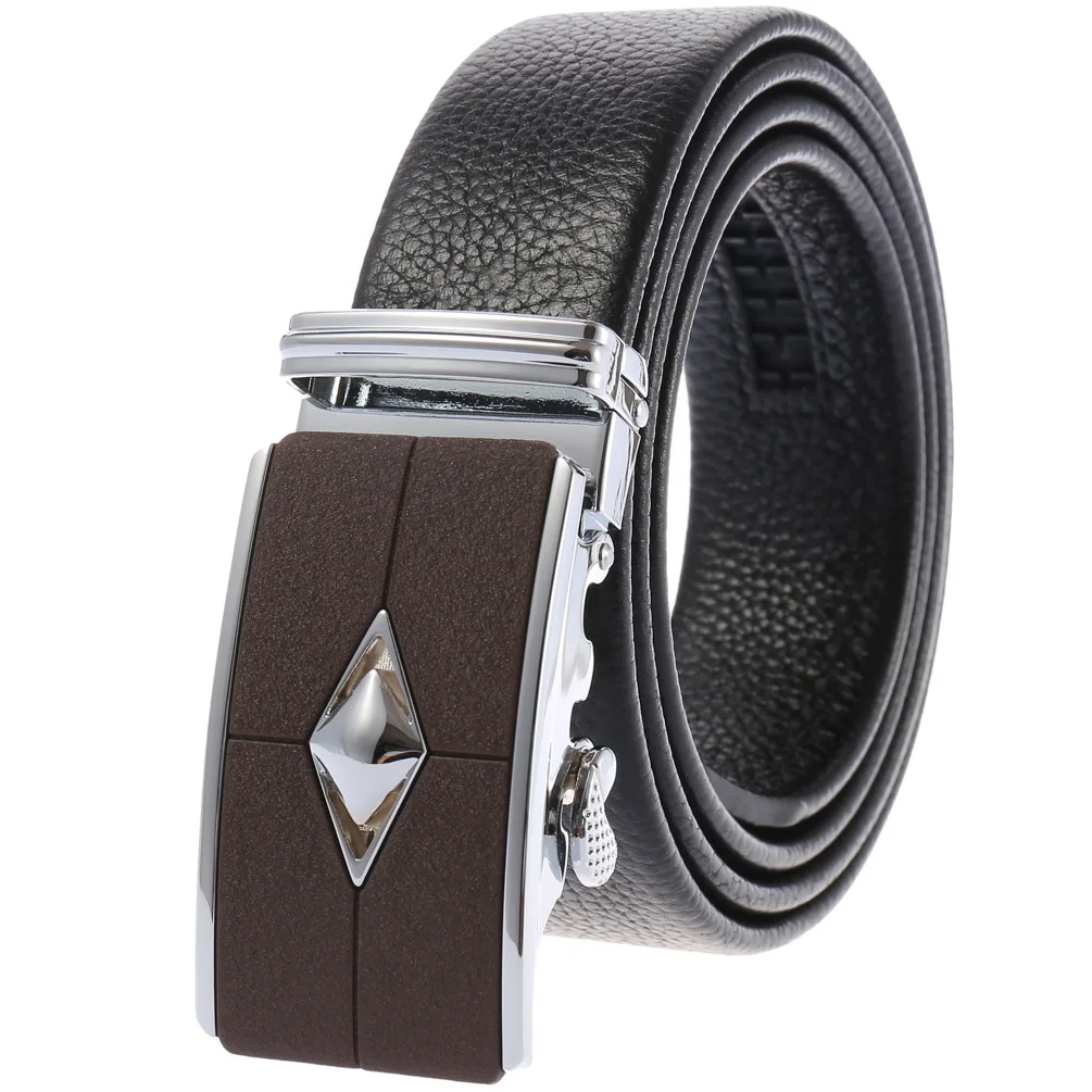 Ремень FANGE FG1715 мужской из натуральной воловьей кожи ремень для джинсов с храповым