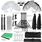 Комплект оссветильник ительных рамок SH 2x3 м для фотостудии, комплект из 3 световых софтбоксов для фона, отражающих зонтиков, штативов