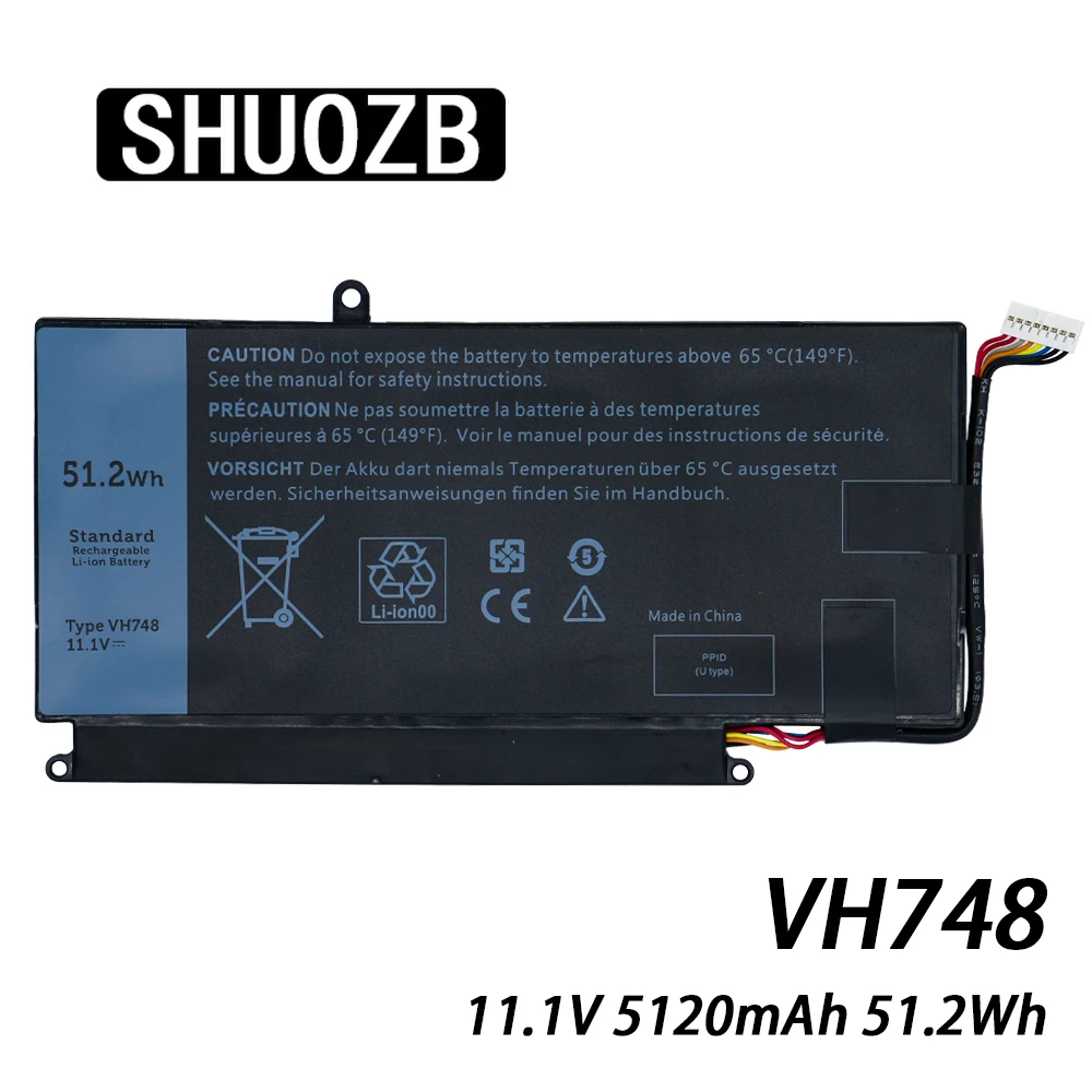 Аккумулятор VH748 для ноутбука DELL Vostro 5560 5460 5470 14 5480 P41G Inspiron 5439 V5460D 1308 5470D 1328 11 1
