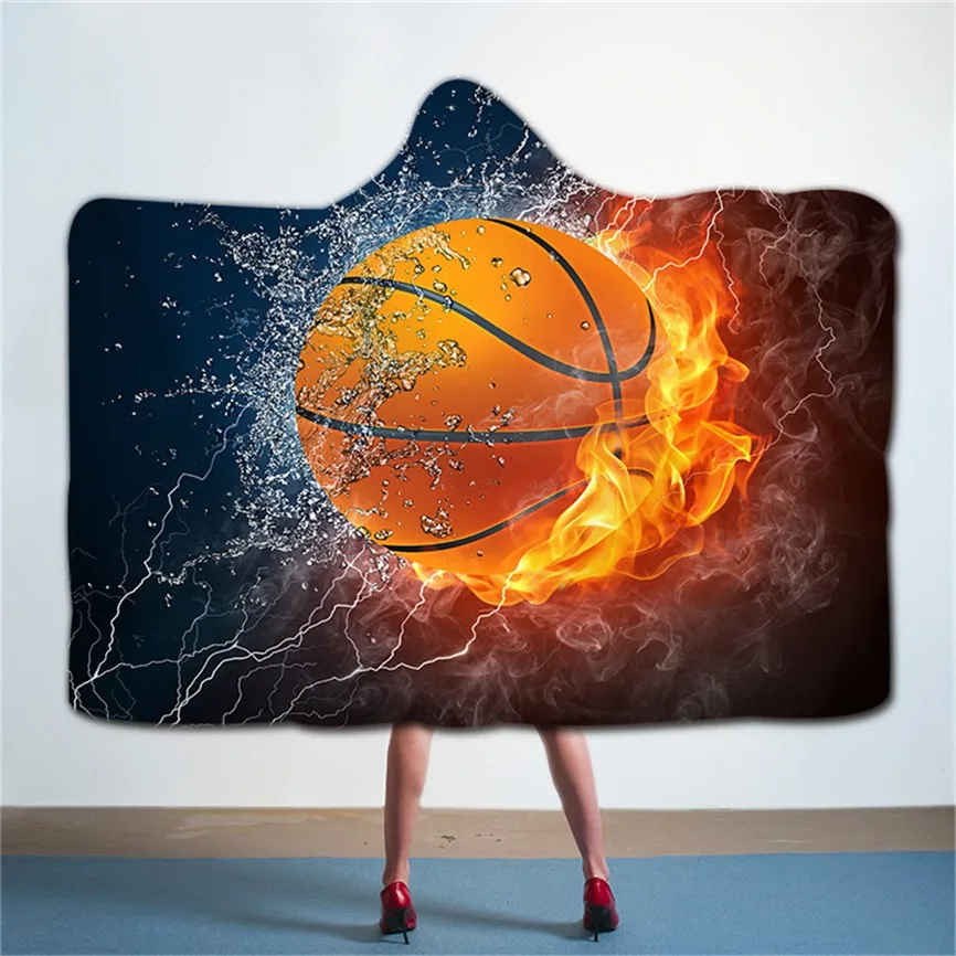 Зимний шарф мягкий удобный одеяло с капюшоном зимний теплый плюшевый плащ шаль