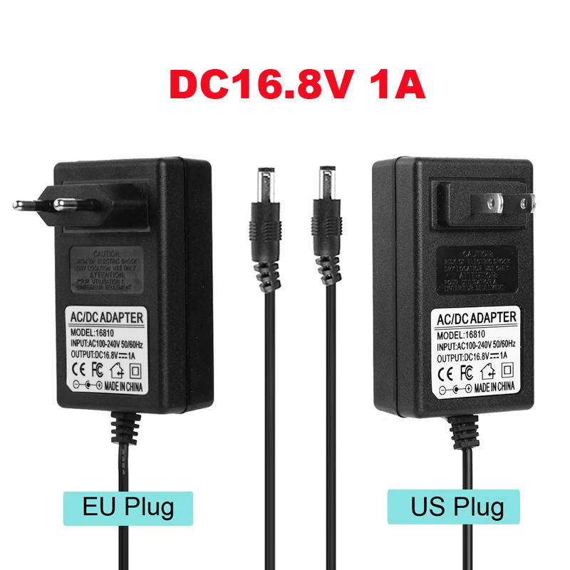 DC 8,4 V 1A/4,2 V 1A/21V 2A/16,8 V 1A/8,4 V 2A 18650 адаптеры для зарядки литиевых батарей DC5.5* 2,1mm адаптер для зарядки