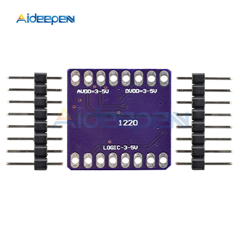 DC 3 V-5 V CJMCU-1220 ADS1220 с низким энергопотреблением 24 битный аналого-цифрового преобразователя постоянного тока ADC SPI I2C/межсоединений интегральных схем Интерфейс для Arduino