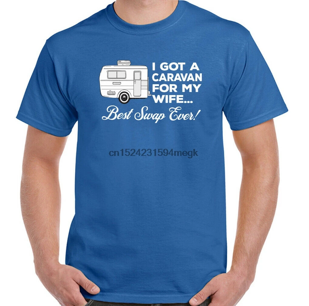 

Caravan fur My Wife Lustige Caravaning T-Shirt Zelten Toeing Holiday(1)