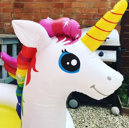 Надувной бассейн 57441 над полом единорог детский распылитель 57441|Бассейн и