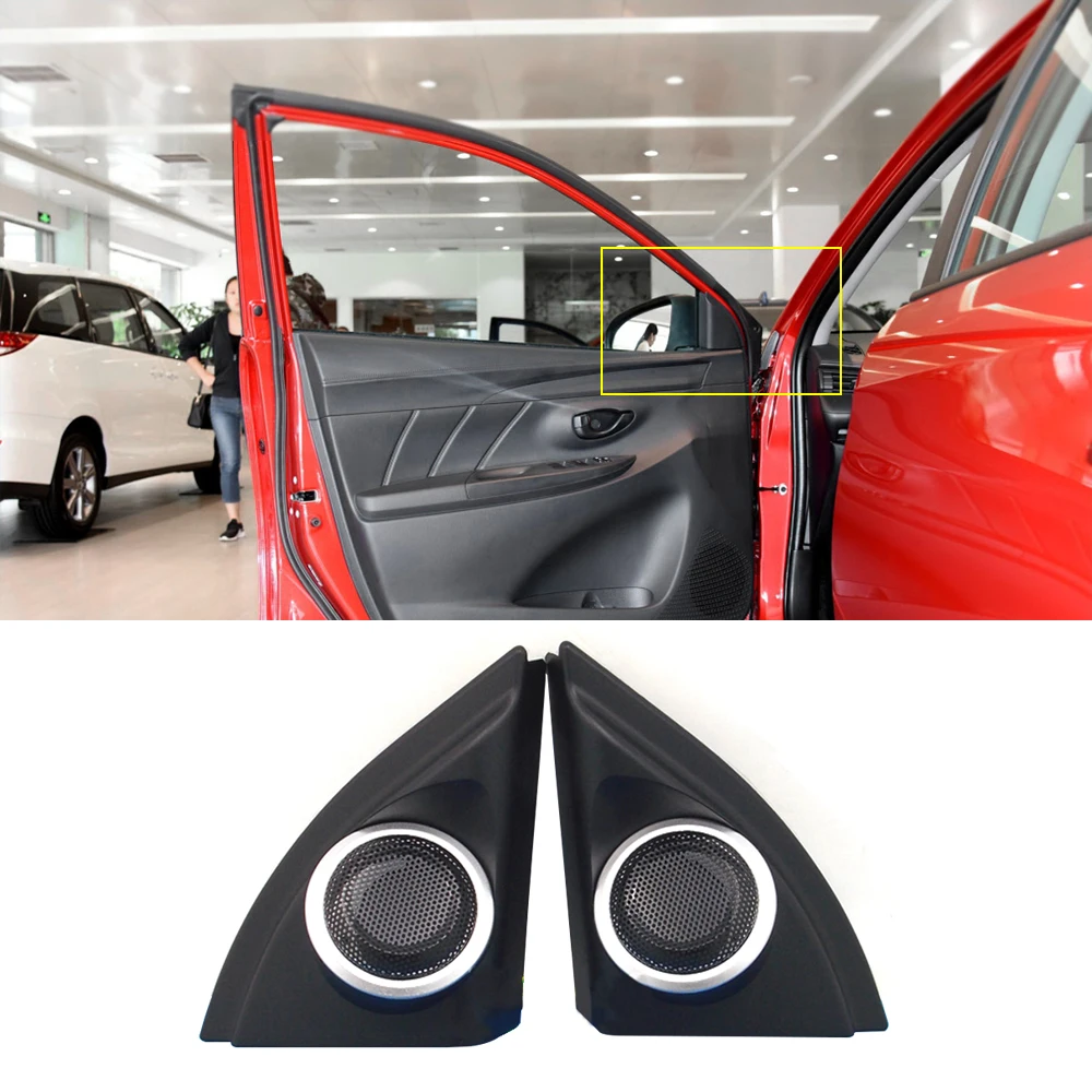 Крышка твитера для Toyota Vios Yaris серия 2013 2019 высокий шаг крышка динамика тройной