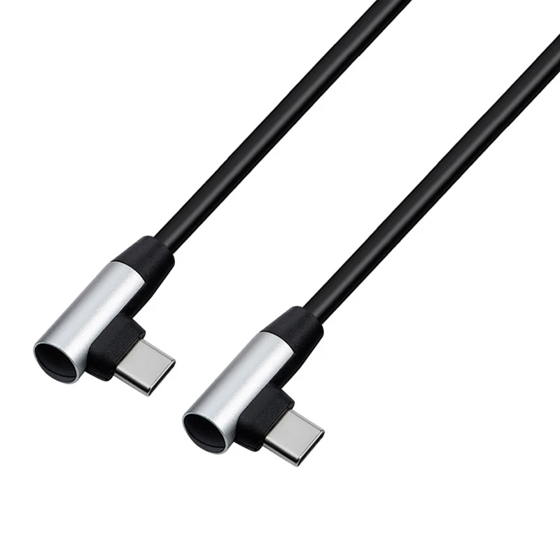 90 Degree Right Angle Type-c Wire Type c to Male Interface Double type-c Cables For Mobile Phone Tablet Laptop | Мобильные телефоны