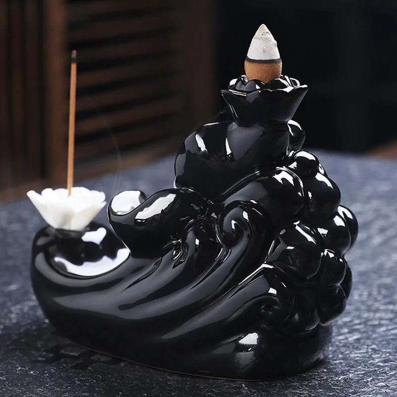 Лидер продаж! Ароматическая курильница Backflow керамическая с водопадом оптовая