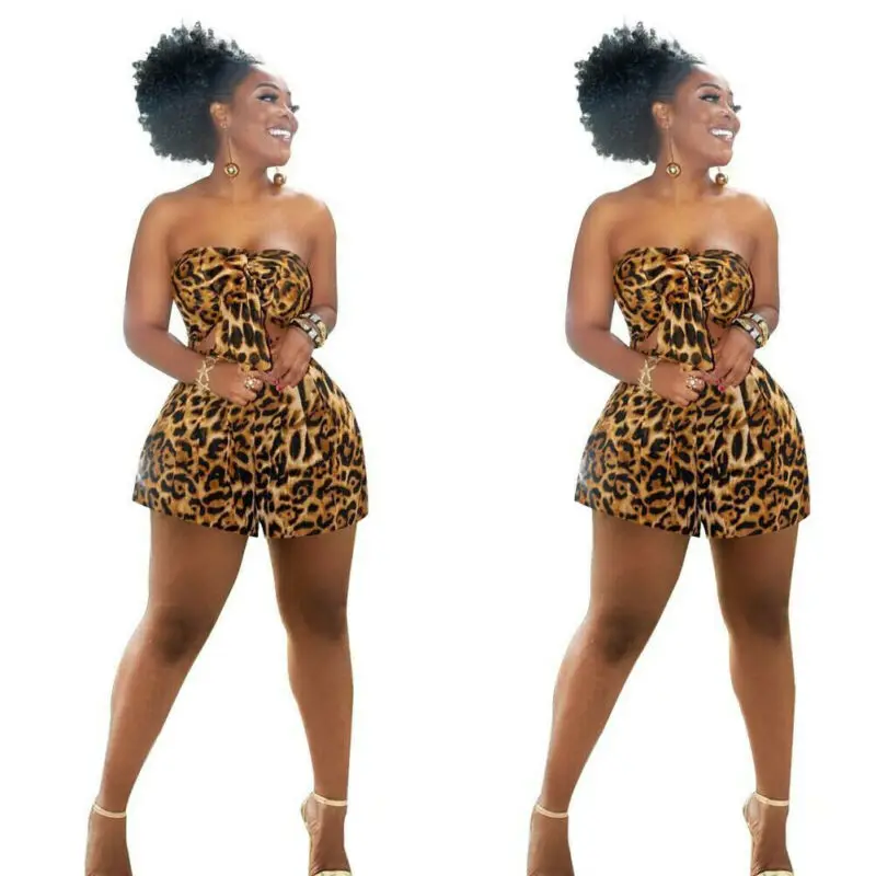 Комплект летней женской одежды из двух предметов пикантный укороченный топ с