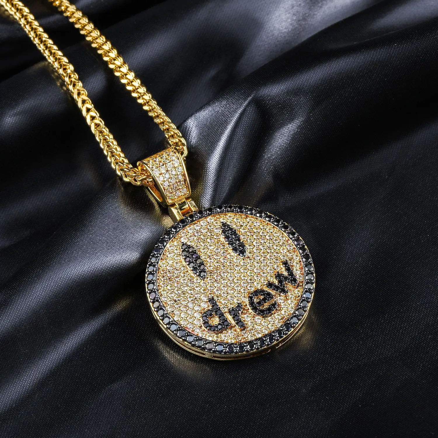 Цепочка с кулоном в стиле хип хоп позолоченная цепочка 18 К надписью Холодное