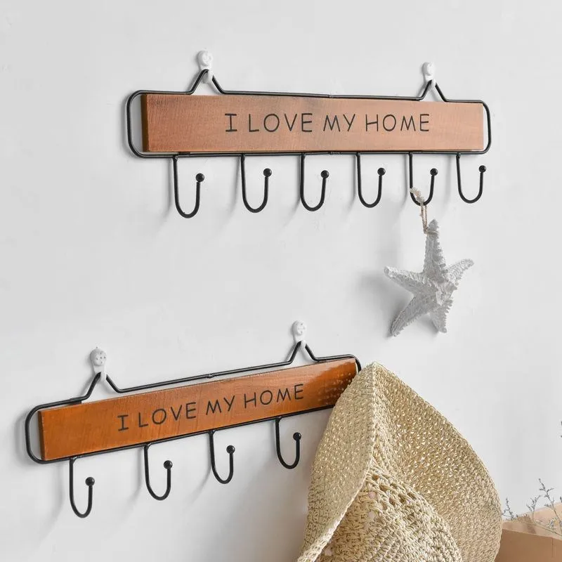 

Wall Mount Hook Rail Coat Rack with 5 Hooks 6 Hooks Wall Hooks for Home Closet Organization for Hat Towel Purse Robes Home Decor