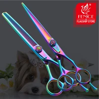 fenice 6 5 inch professional pet grooming scissors set dog hair cutting shear thinning cutting kit tools