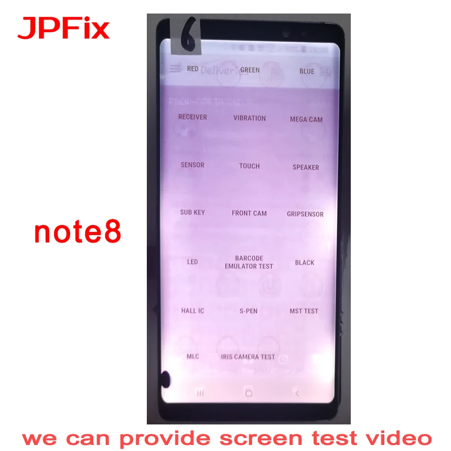 JPFix Super AMOLED для Samsung Galaxy Note8 N950FD LCD сенсорный экран дигитайзер дисплей в сборе части