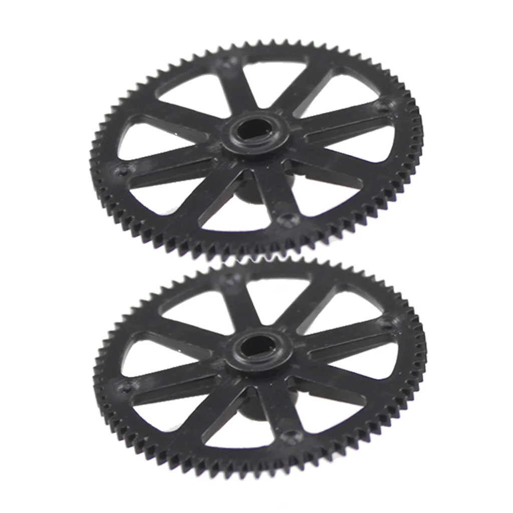 

2x Big Main Gear Plastic Black for WLtoys XK K130 Spare Parts Accessory