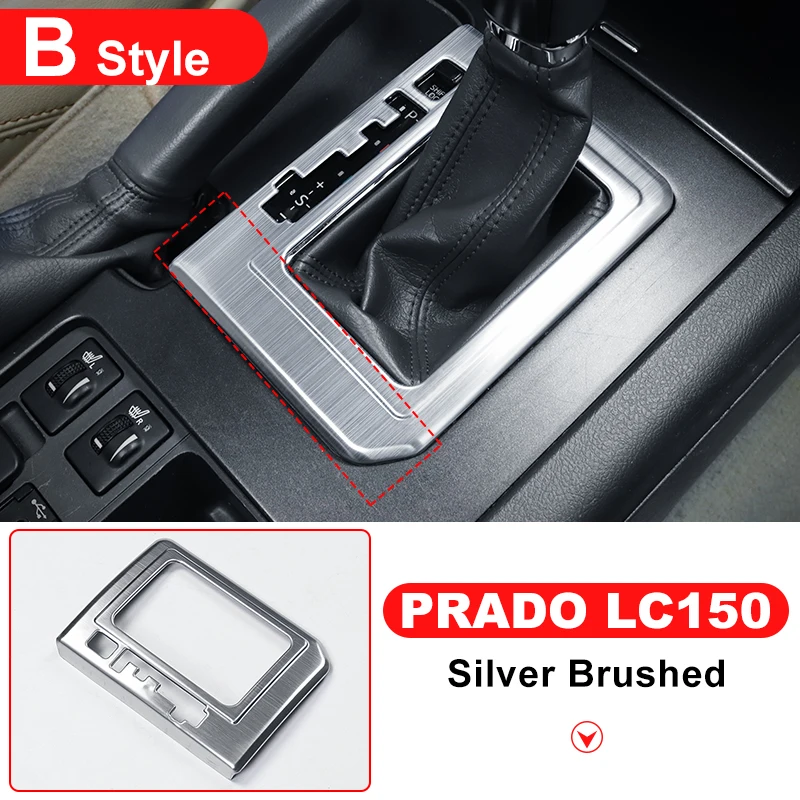 

2010-2017 For Toyota Land Cruiser Prado 150 Lc150 Fj150 крышка коробки передач Панель управления декоративные аксессуары модификация Рукоятка коробки передач 2016 2015 2014 2013 2012 2011