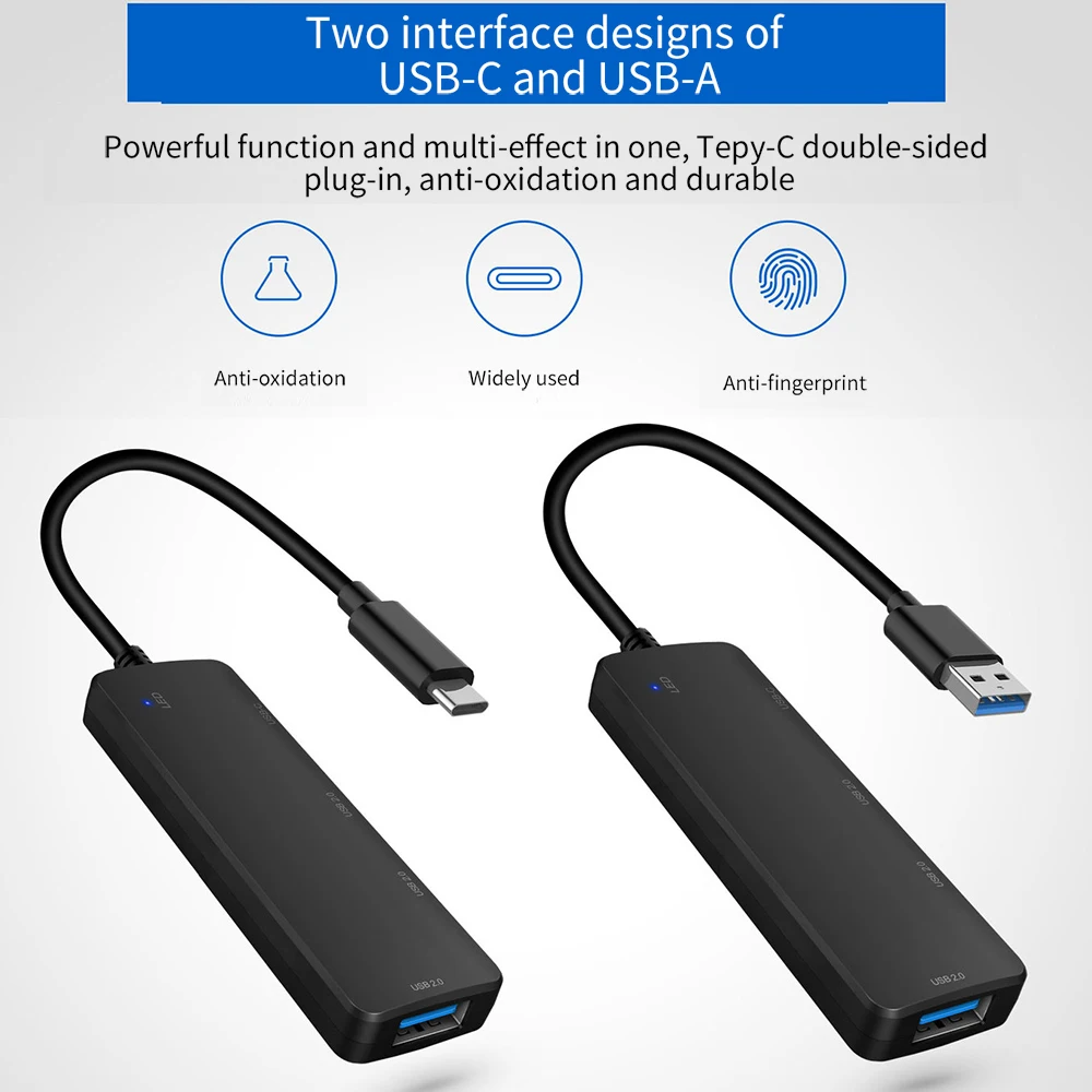 

AIDISITE Multi USB C HUB Adapter 4 Port USB 3.1 Type-C HUB With PD Charging Splitter For Macbook Pro Air HUAWEI PC Accessories