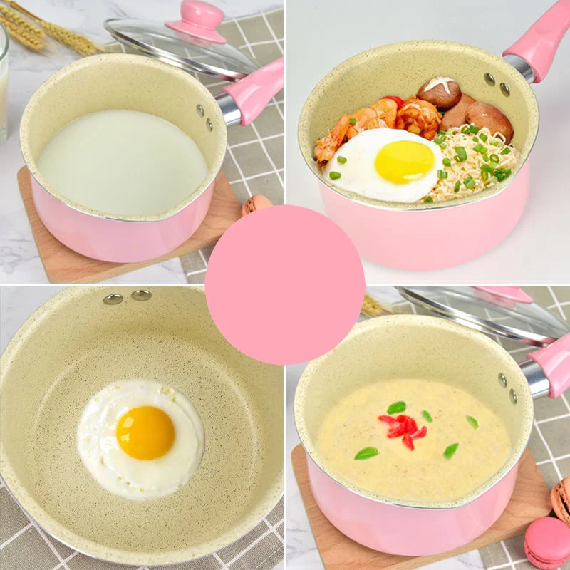 Молоковарка с антипригарным покрытием детская кастрюля для детского питания