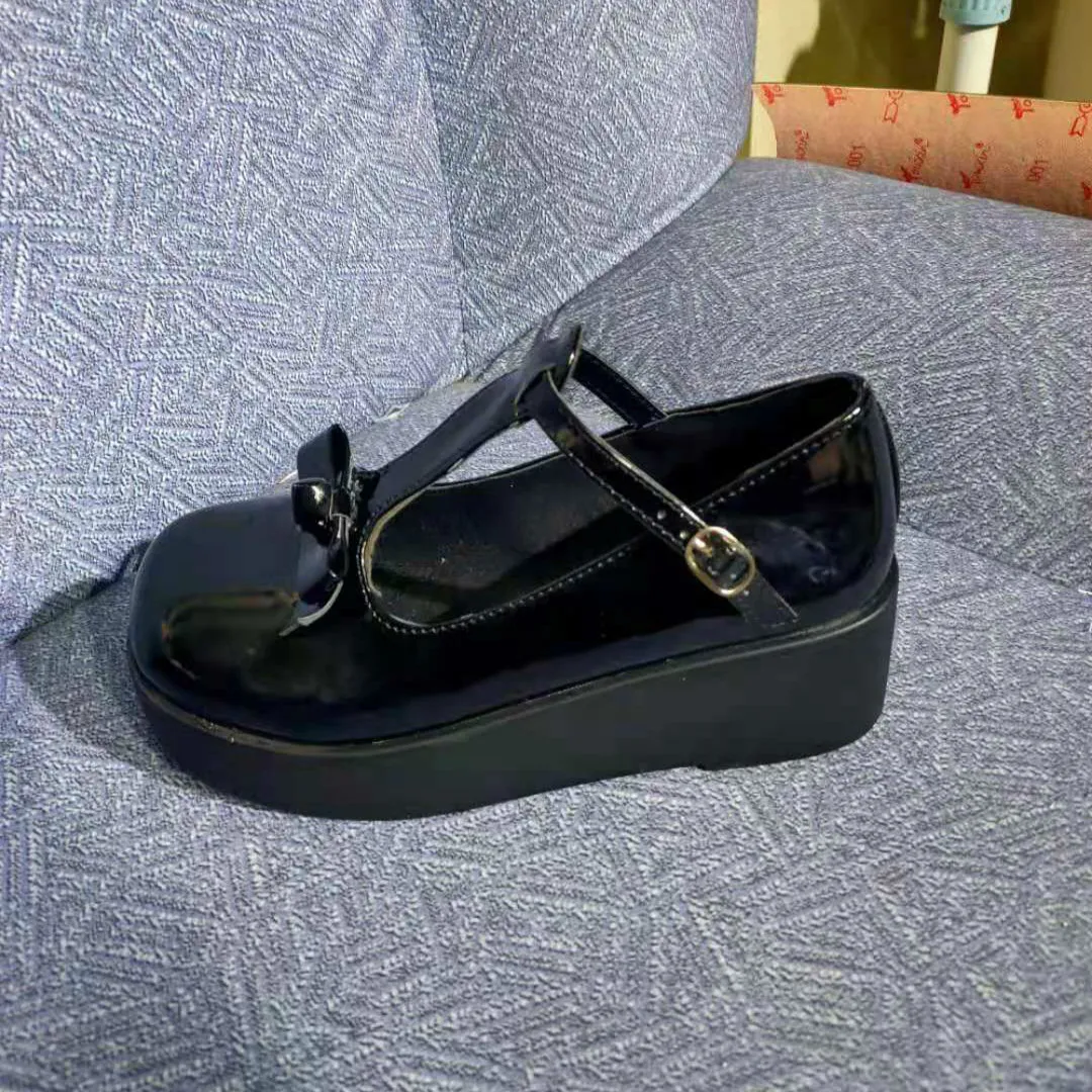 Женские туфли-оксфорды на плоской подошве повседневные Черные кожаные туфли