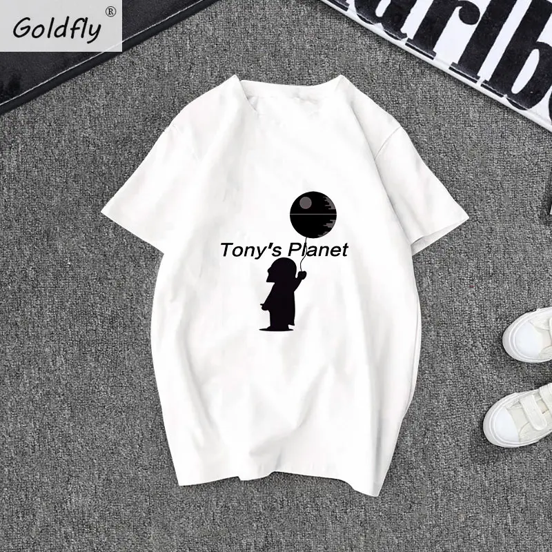 Новинка хлопковая Футболка с принтом топы короткими рукавами и футболки модная