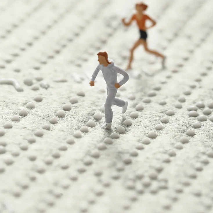 Длинный напольный коврик прикроватный очень мягкий и удобный бархатный для ног