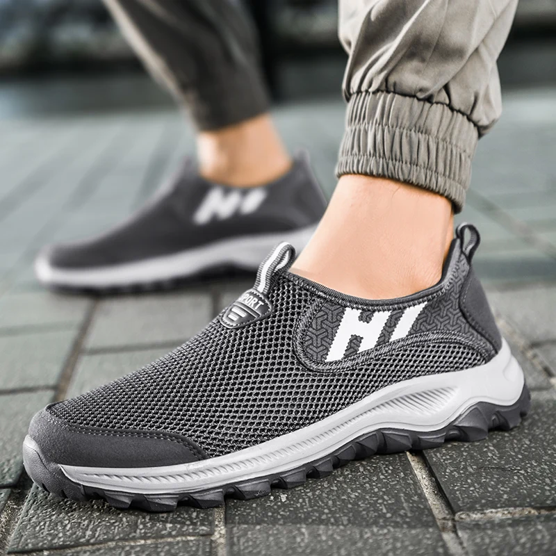 

Men's Shoes New Breathable Korean Casual Shoes Trend Overshoes Light Walking Shoes Woven Sports Shoes Men's Shoes
