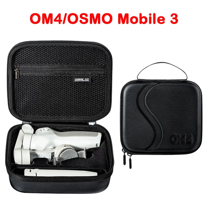

OM4 Carrying Case Waterproof PU Cover Shell Storage Bag Stabilizer Handbag For DJI OSMO Mobile 3 4 Handheld Gimbal Accessories