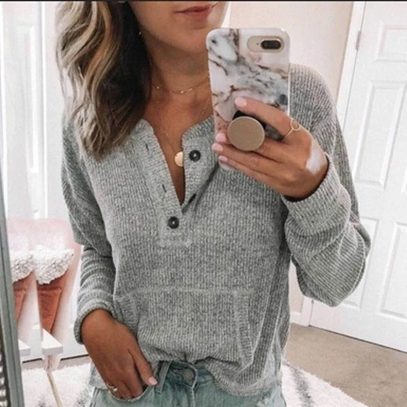 

Women's screw thread round collar button blouse solid long leeve tops loose women blouses casual office lady summer autumn 2021