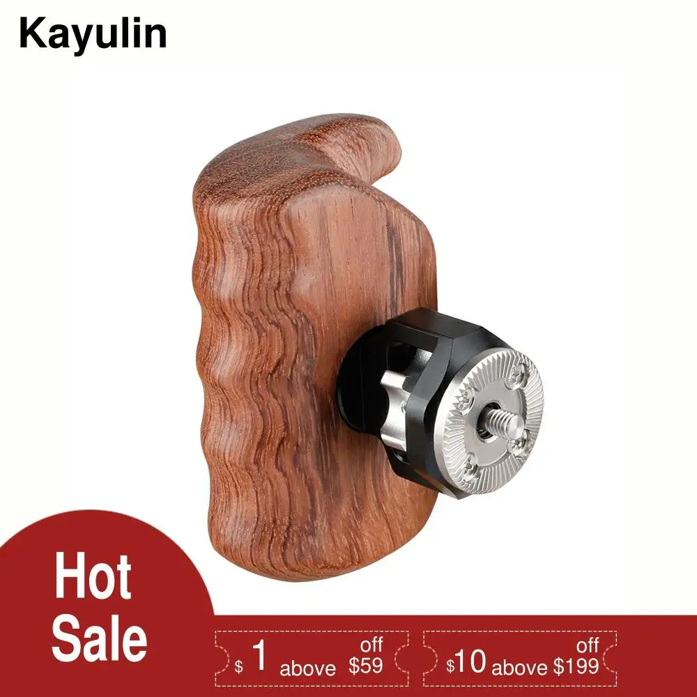 Деревянная ручка Kayulin для цифровой зеркальной камеры с креплением M6 ARRI Rosette