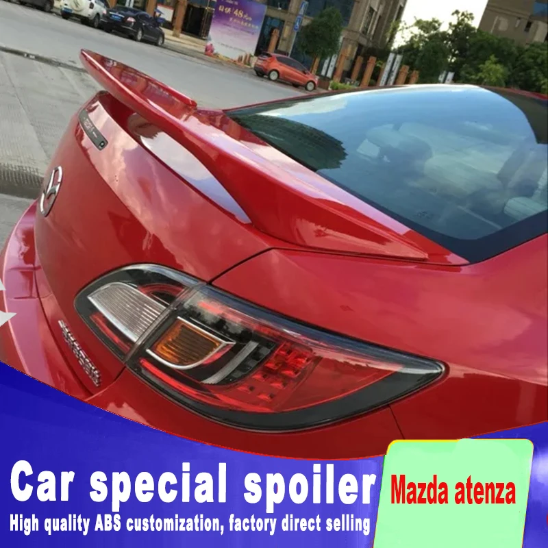 Праймер Atenza для Mazda 6 2009 2013 материал АБС высококачественный задний спойлер wings