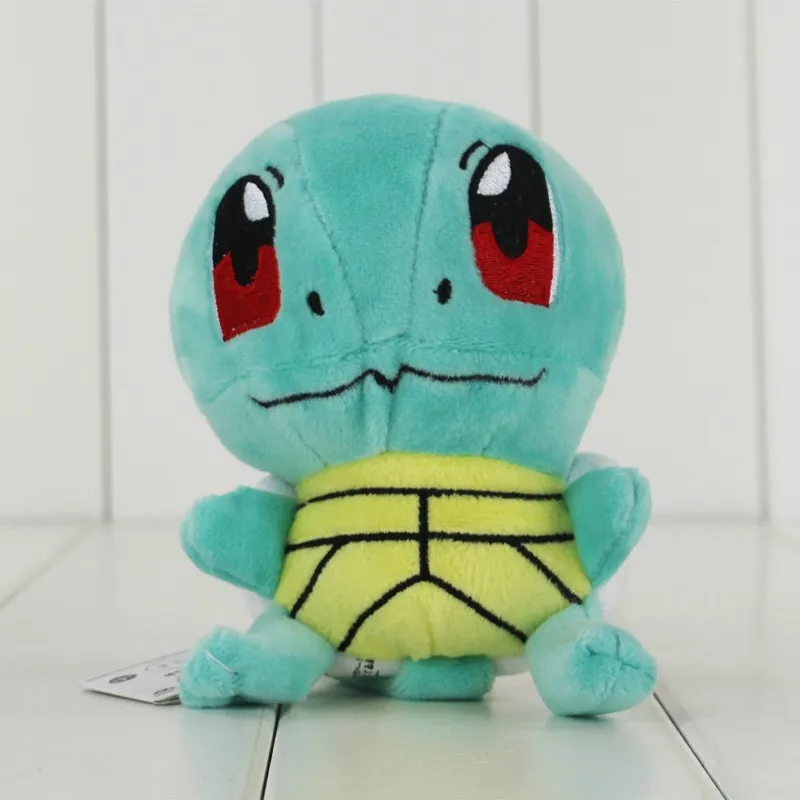 12~ 20 см Dragonite Snorlax Dedenne Audino Mew Bulbasaur Mudkip Charizard Charmander Lugia Froakie Плюшевые игрушки куклы Мягкие - Цвет: 1Pcs squirtle