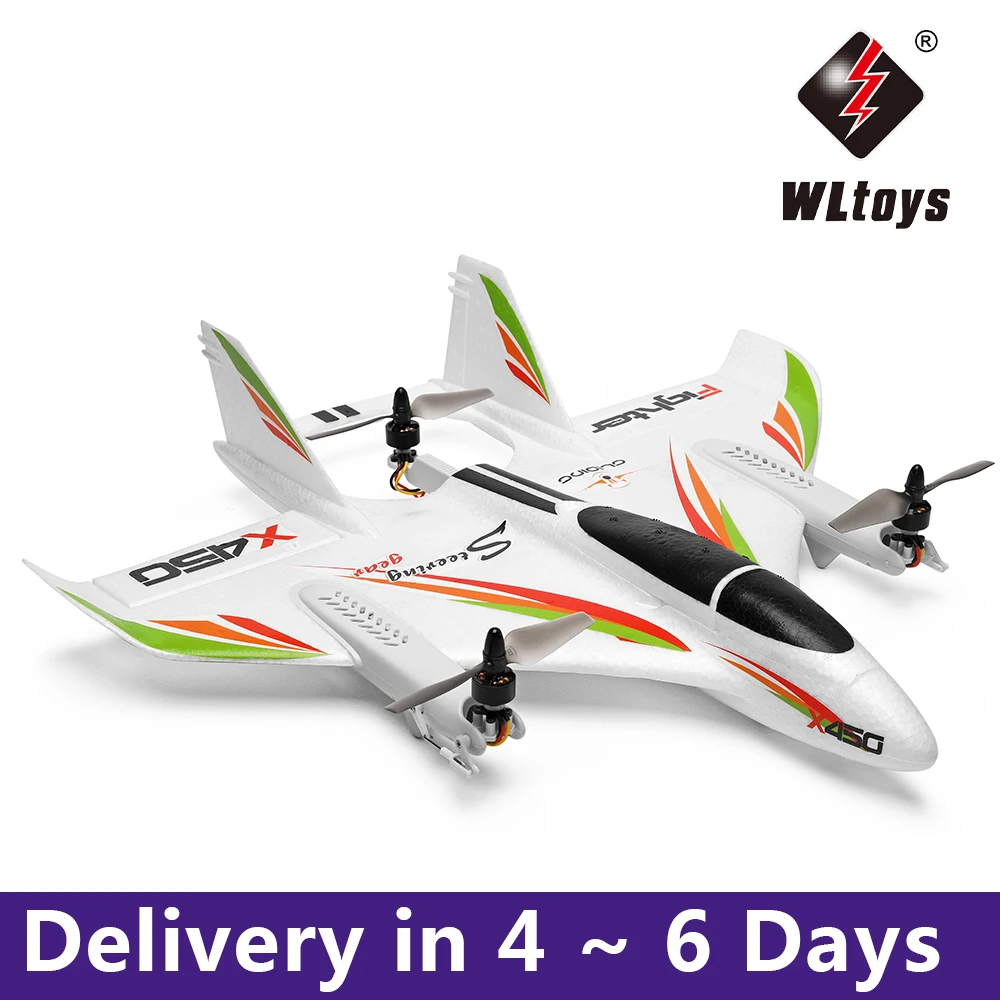 WLtoys XK X450 RC Самолет планер летательный аппарат с 3 моделями 2 4G 6CH 3D/6G вертолеты