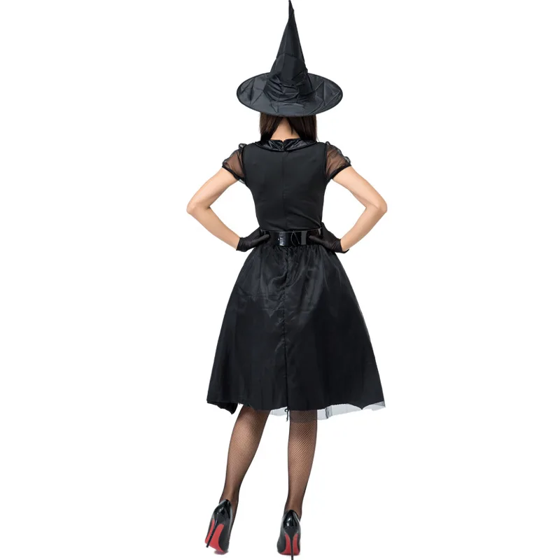 

New Black Witch Cosplay Costume Halloween Costume For Women Adult