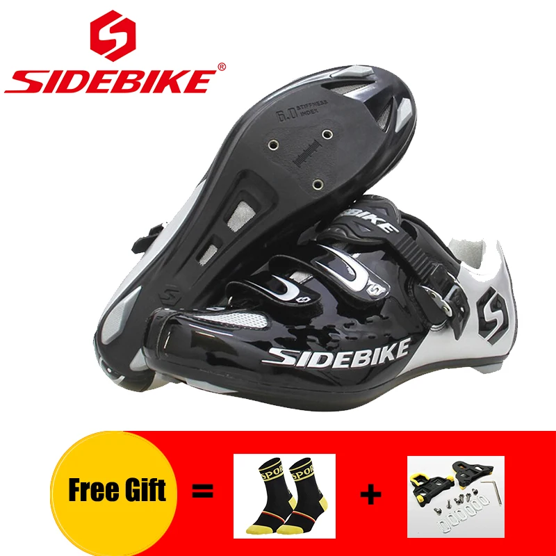 package 3 for B SIDEBIKE, обувь для шоссейного велосипеда, мужские велосипедные педали, бутсы, дышащие, самозакрывающиеся, дышащие, для езды на велосипеде, спортивные кроссовки - Цвет: package 3 for B
