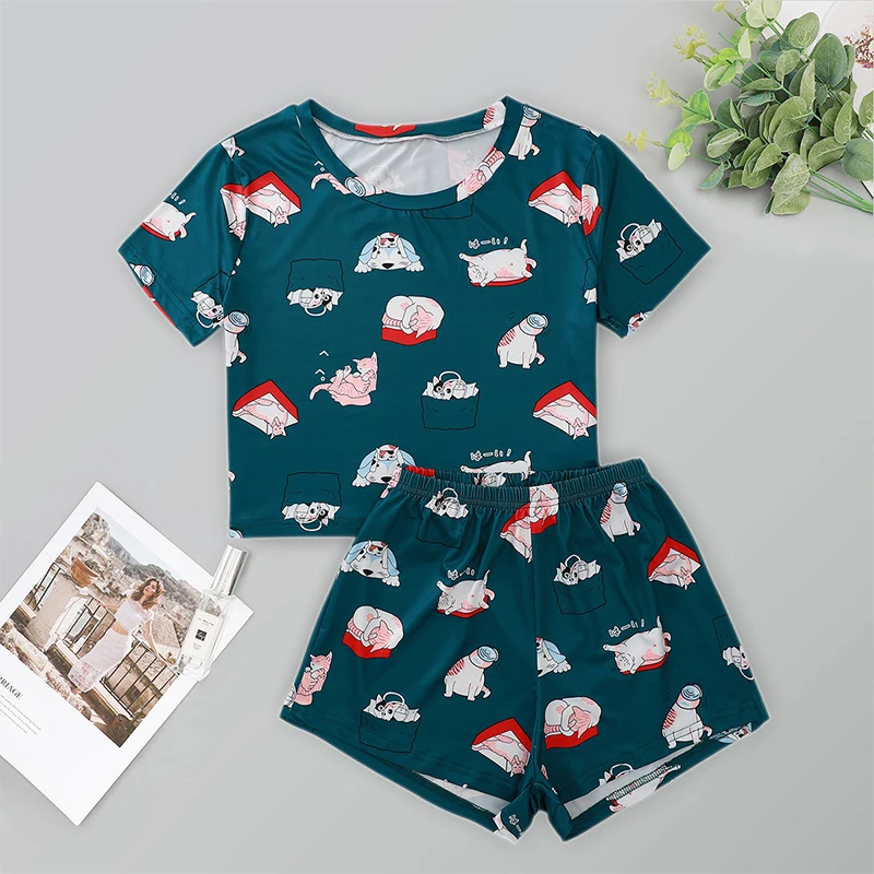 Модная повседневная женская футболка с круглым вырезом и коротким рукавом