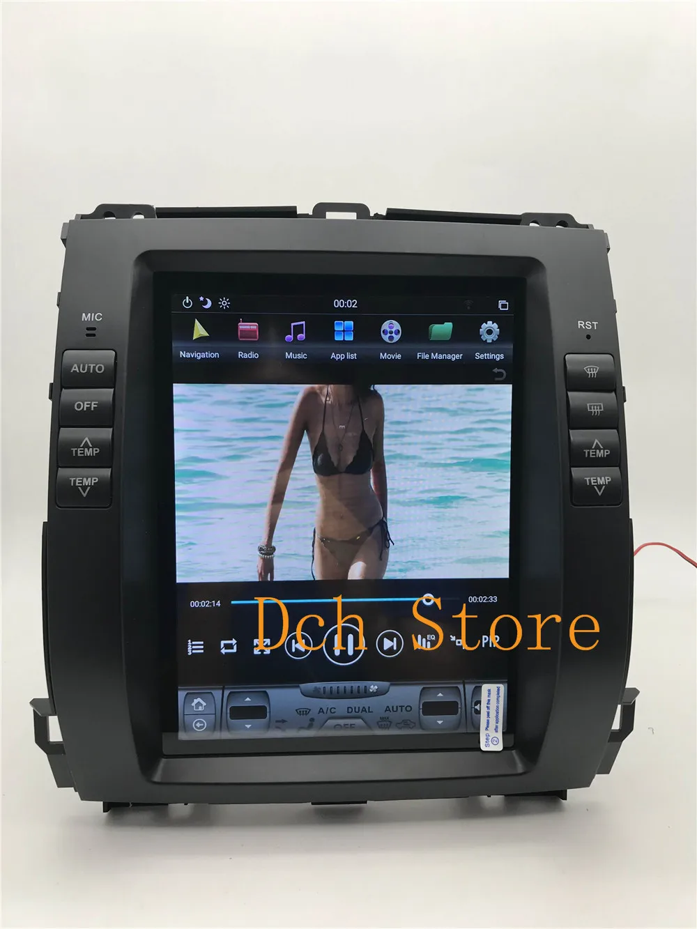 Вертикальный стиль Tesla Android 8,1 автомобильный dvd-плеер для Toyota Prado 120 land cruiser 2002-2009 для Lexus GX470 NAVI ips PX6 CARPLA