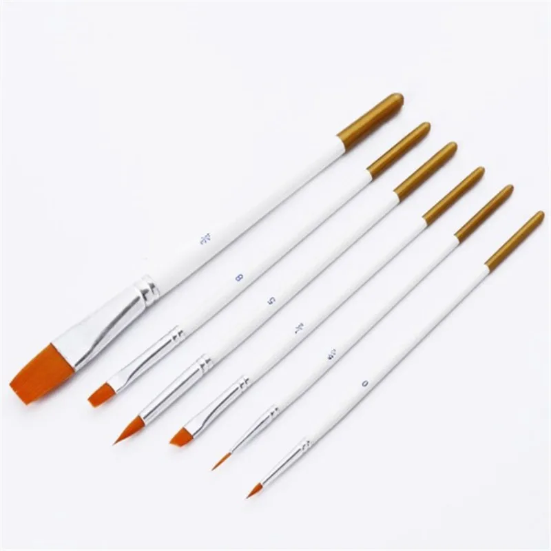 6 шт. нейлоновая кисть для украшения тортов |