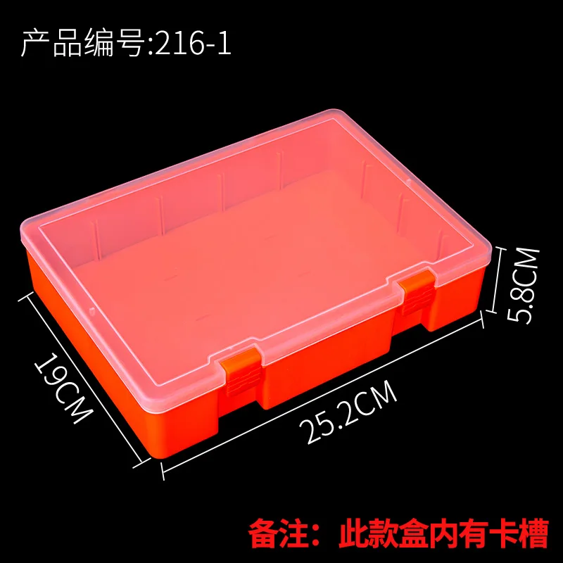 

Transparent Portable Tool Box Organizer Cabinet Electronic Components Tool Box Plastic Caja De Herramientas Tools Storage DG50TB